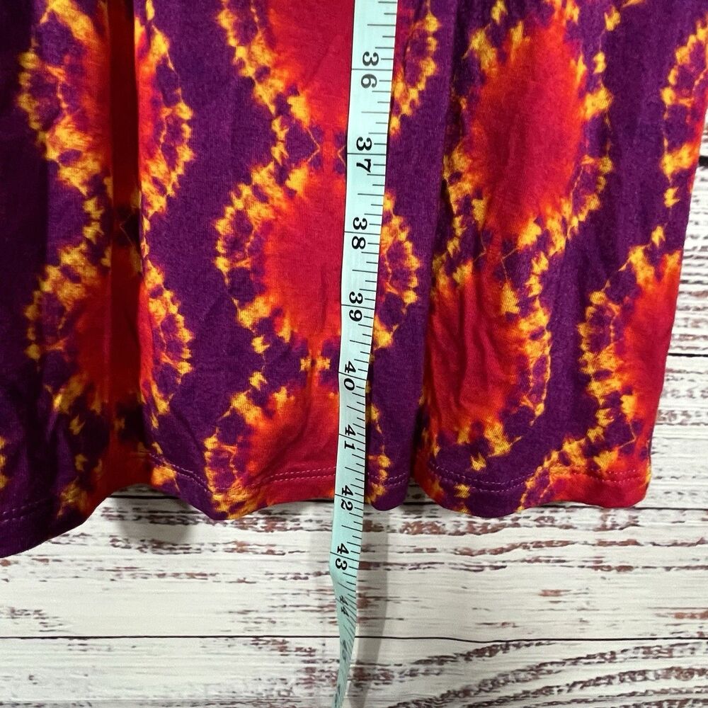 Soft Surroundings Wrap Dress Kaveri Ikat Tie Dye Midi Stretch Women’s Small - Picture 12 of 12